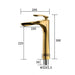 Single Handle Basin Mixer Faucet - DuoFaucets Product Size Image