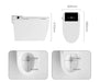 Auto Flush One bathroom Toilet - Duofaucets Size Image