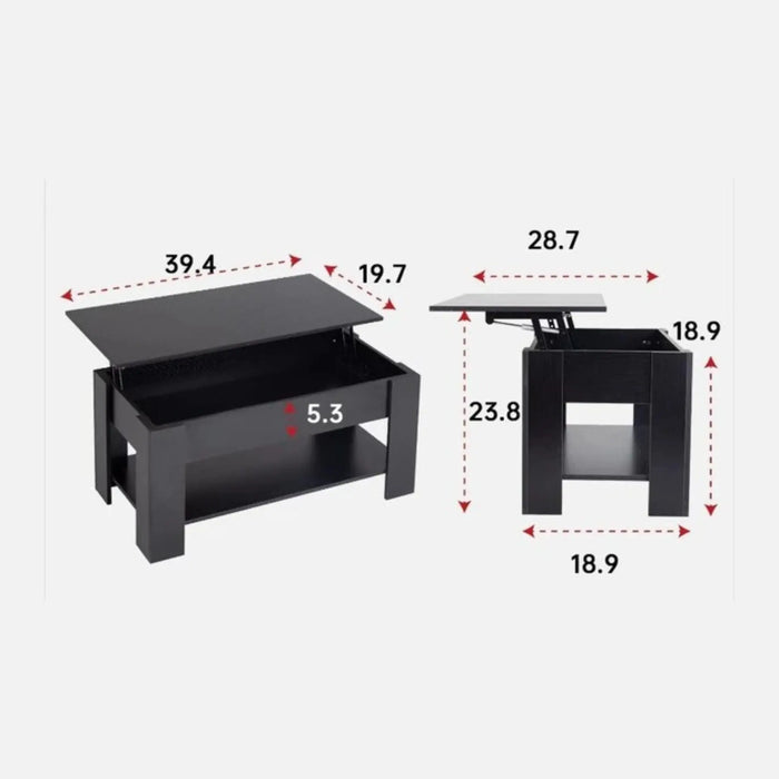 Coffee Table Hidden Compartment