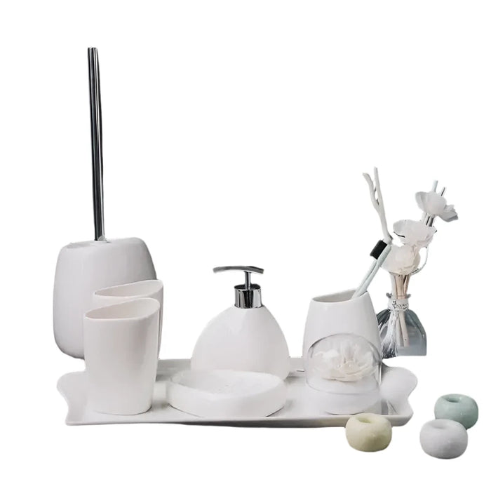 Simplicity Ceramic Home Bathroom Accessories