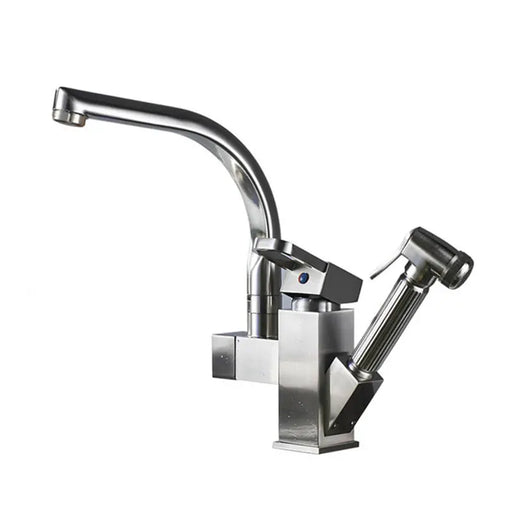 Kitchen Faucets Chrome Dual Spout Pull - DuoFaucets Product