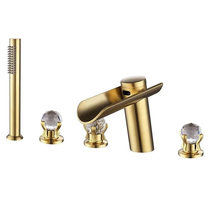 Brass Bathroom Bathtub Faucet - DuoFaucets Product Image