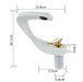 Bathroom Basin Faucet Cold Hot Water Mixer - DuoFaucets Product Size Image