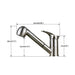 Pull Out Kitchen Sink Faucet Single Lever - DuoFaucets Size Image