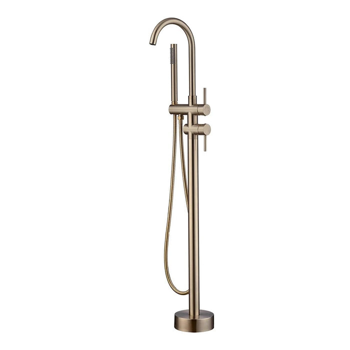 Brass Bathtub Floor Stand Faucet - DuoFaucets Product Image