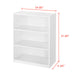 3-Shelf Bookcase with Adjustable Shelves - Size Image