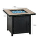 Propane Gas Fire Pit Table - Product Size 