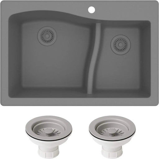 Quarza Kitchen Granite Sink - DuoFaucets Product Image