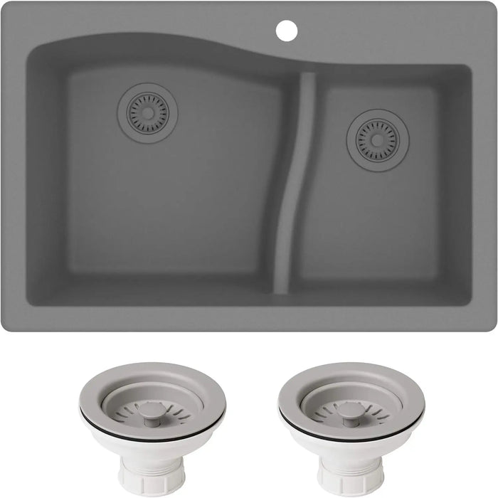 Quarza Kitchen Granite Sink - DuoFaucets Product Image