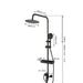 Round Rainfall Bathroom Shower - DuoFaucets Product Size Image