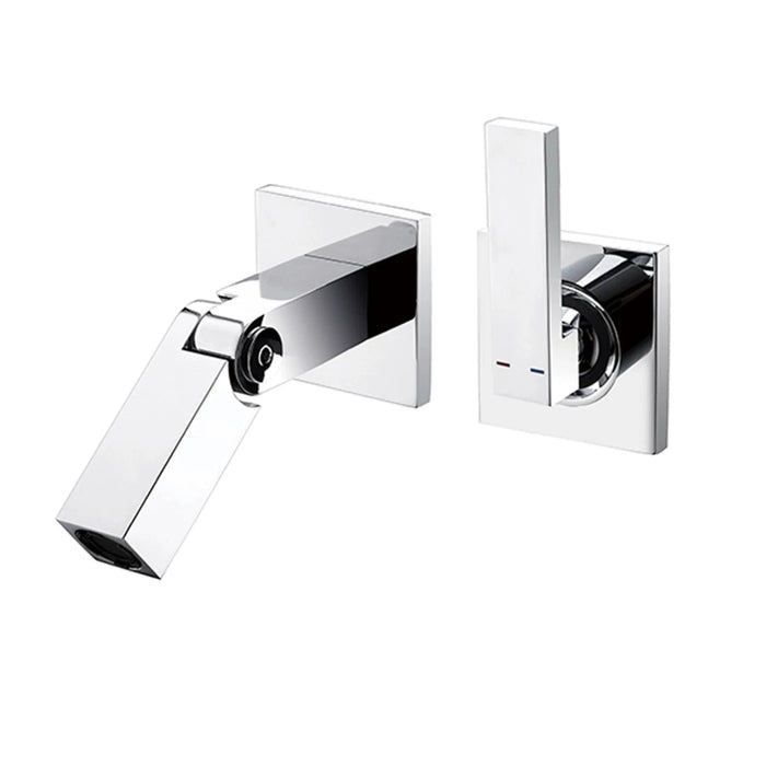 Wall Mounted Design Single Handle Bathroom Faucet - DuoFaucets Product Image