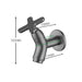 Wall Mounted Basin Faucet - DuoFaucets Product Size Image