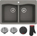 Single Bowl Granite Kitchen Sink - DuoFaucets Product Image