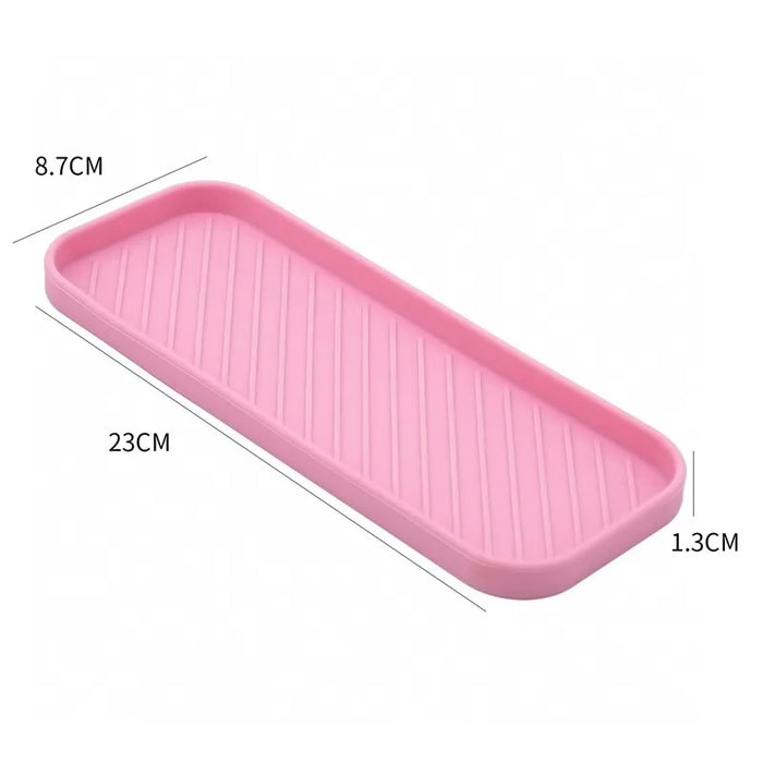 Silicone Drain Tray For Tableware Water Cup - Size Image