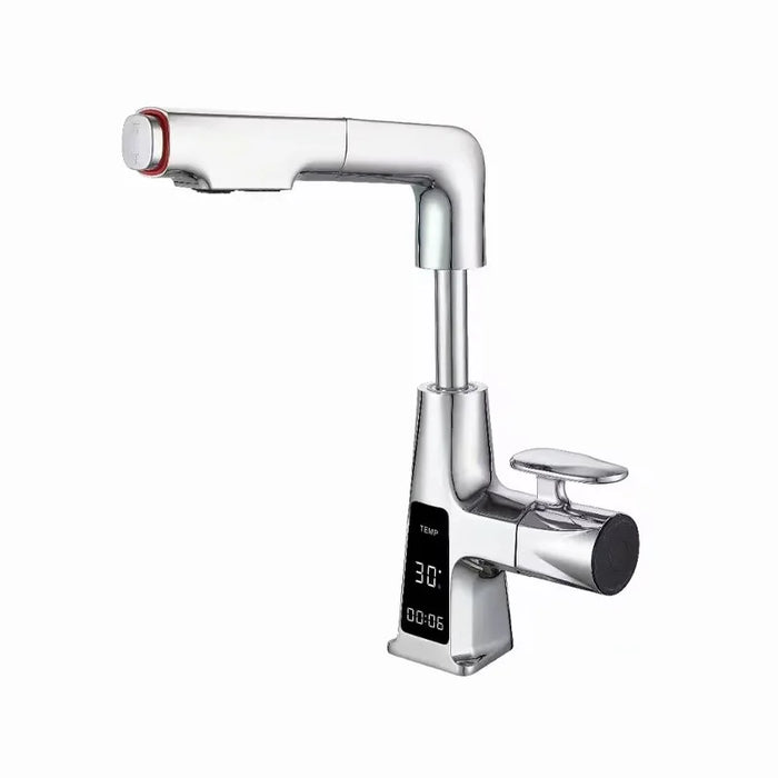 Digital Dispaly Screen Basin Kitchen Faucet - DuoFaucets Product Image