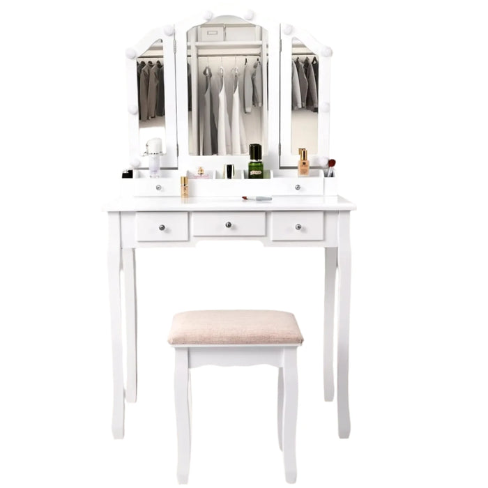 Desk Mirror Lights Makeup Table