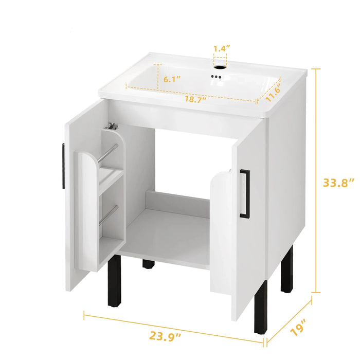 Undermount Sink Wooden Stand Pedestal Cabinet