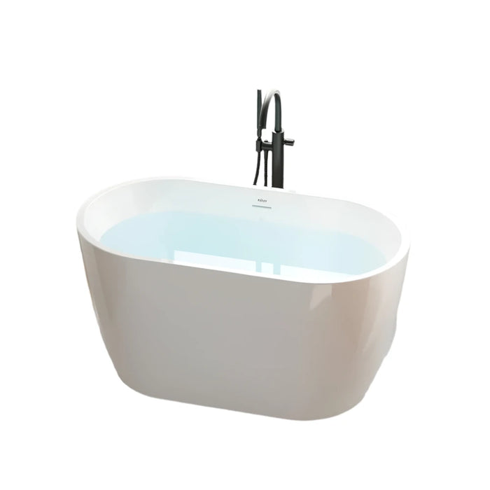 Freestanding Linear Overflow Bathtub