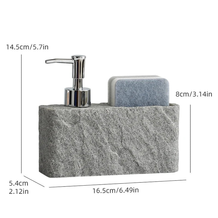 Soap Dispenser Sponge Kitchen Sink - DuoFaucets Product Size Image