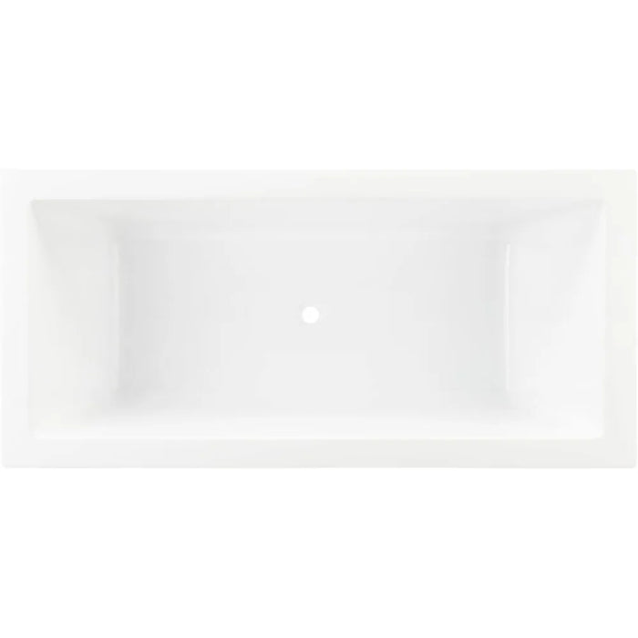 Integrated Drain and Overflow Freestanding Tub