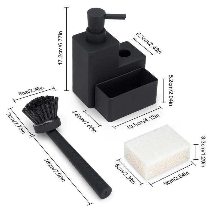 Pump Bottle Bathroom Countertop Sponge Holder