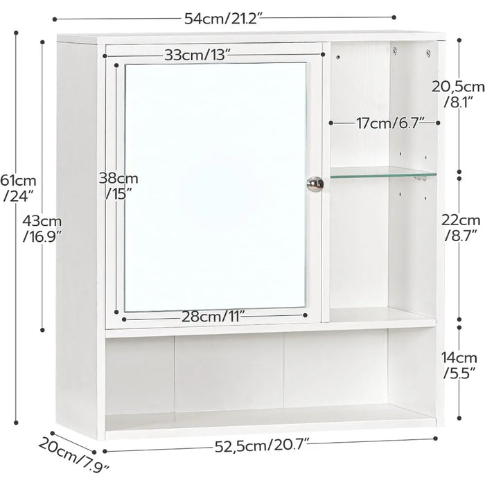 Bathroom Wall Mounted Hidden Space Cabinet