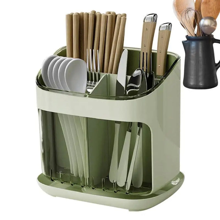 Stainless Steel Kitchen Utensil Holder Drying Rack