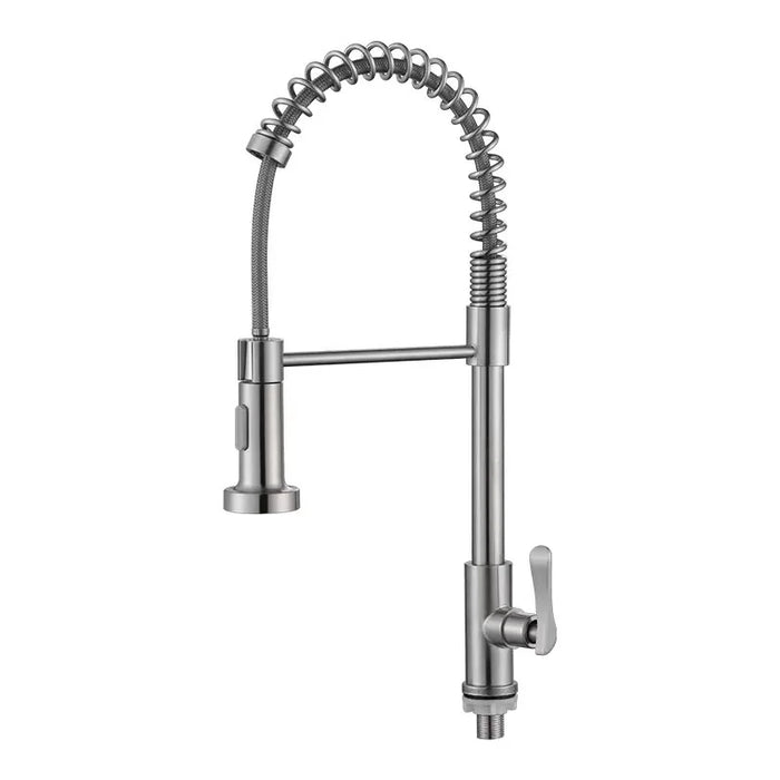 Pull Down Chrome Kitchen Faucet- DuoFaucets Product Image