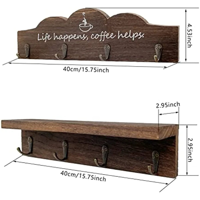 Coffee Cup Holder Kitchen - Size Image