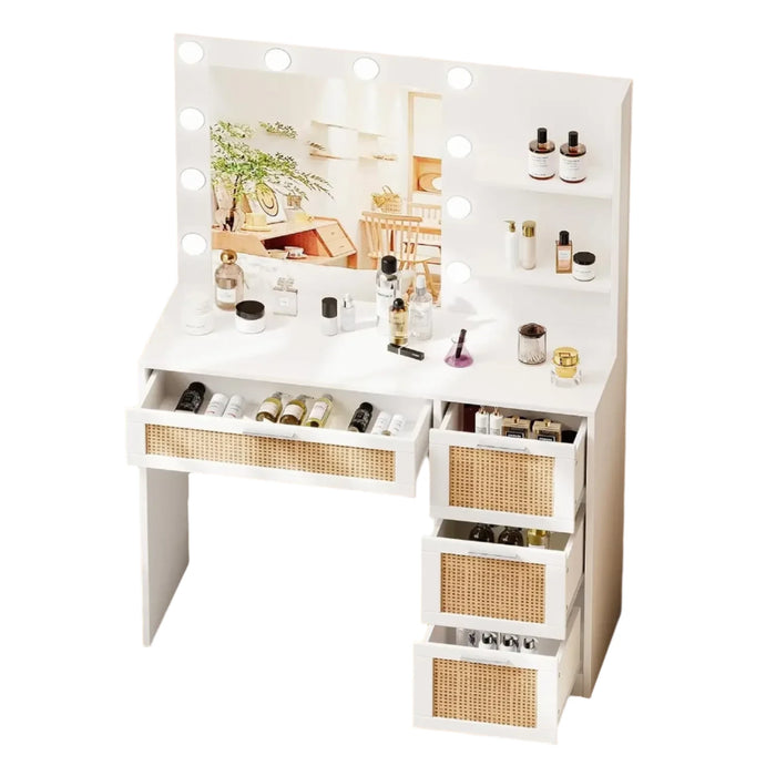 Light Mirror Makeup Vanity Table