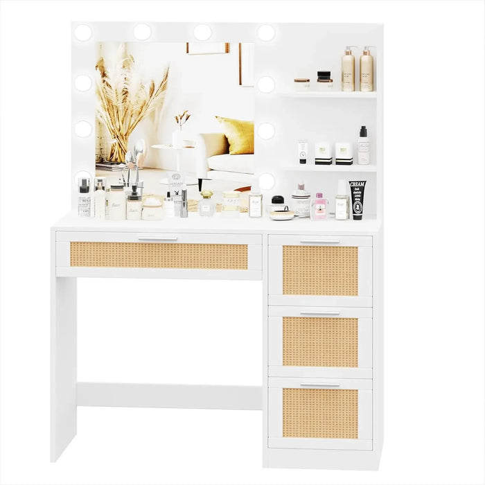 Light Mirror Makeup Vanity Table