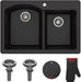 Single Bowl Granite Kitchen Sink - DuoFaucets Product Image