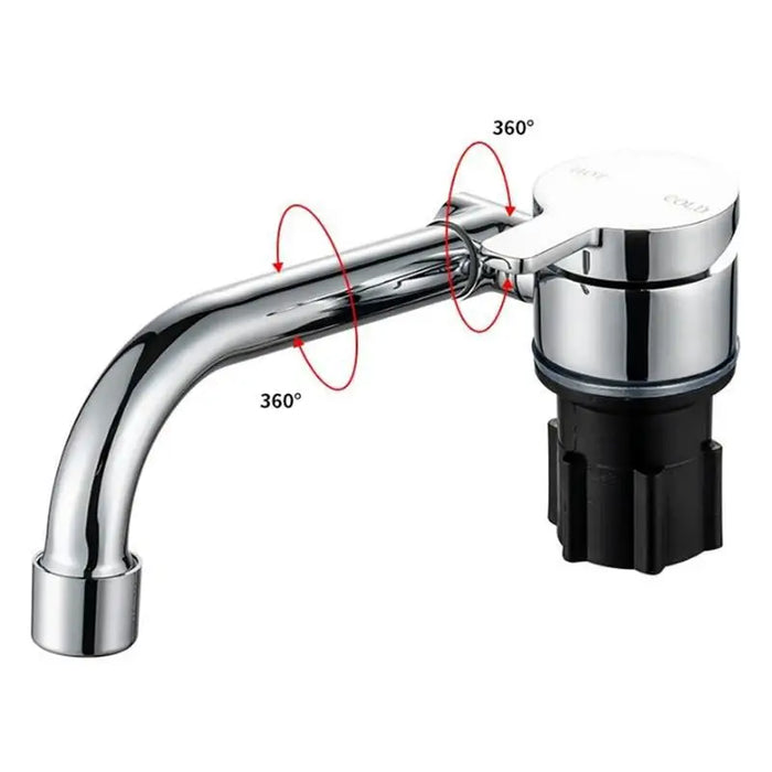 Horizontal Rotation Folding Faucet - DuoFaucetsProduct Image