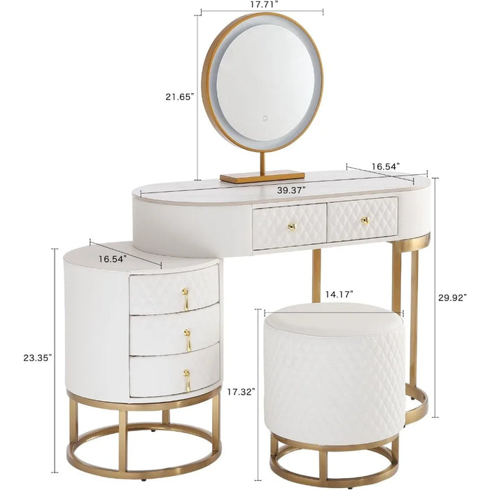 Desk Mirror Makeup Table