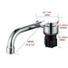 Rotation Folding Kitchen Faucet - DuoFaucets Product Size Image