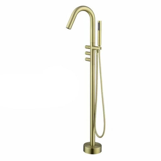 Hot & Cold Bathtub Floor Faucet - DuoFaucets Product Image