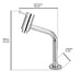 Low Stink Chrome Metal Faucet - DuoFaucets Product Size Image