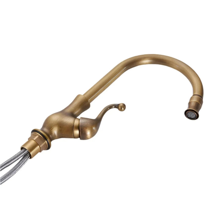 Single Hand Brass Kitchen Sink Faucet