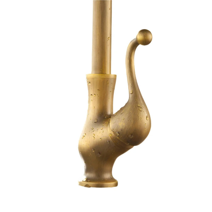 Single Hand Brass Kitchen Sink Faucet