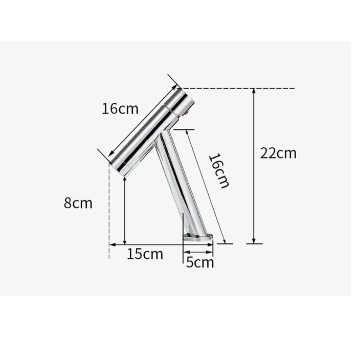 Single Handle Hole Bathbasin Hot Cold Mixer Faucet