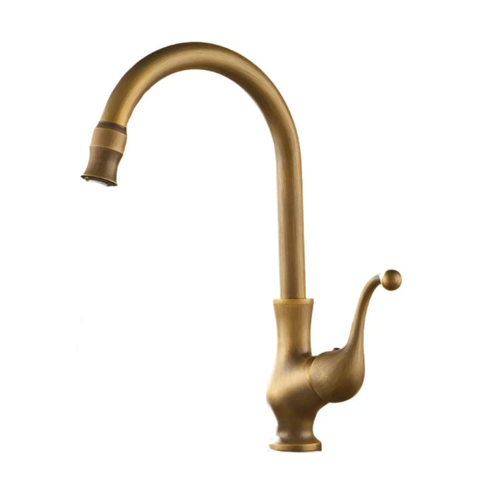 Single Hand Brass Kitchen Sink Faucet