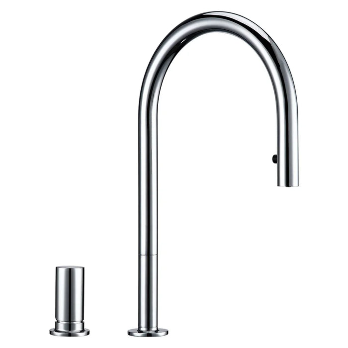 Streamline Flow Chrome and Black Basin Faucet