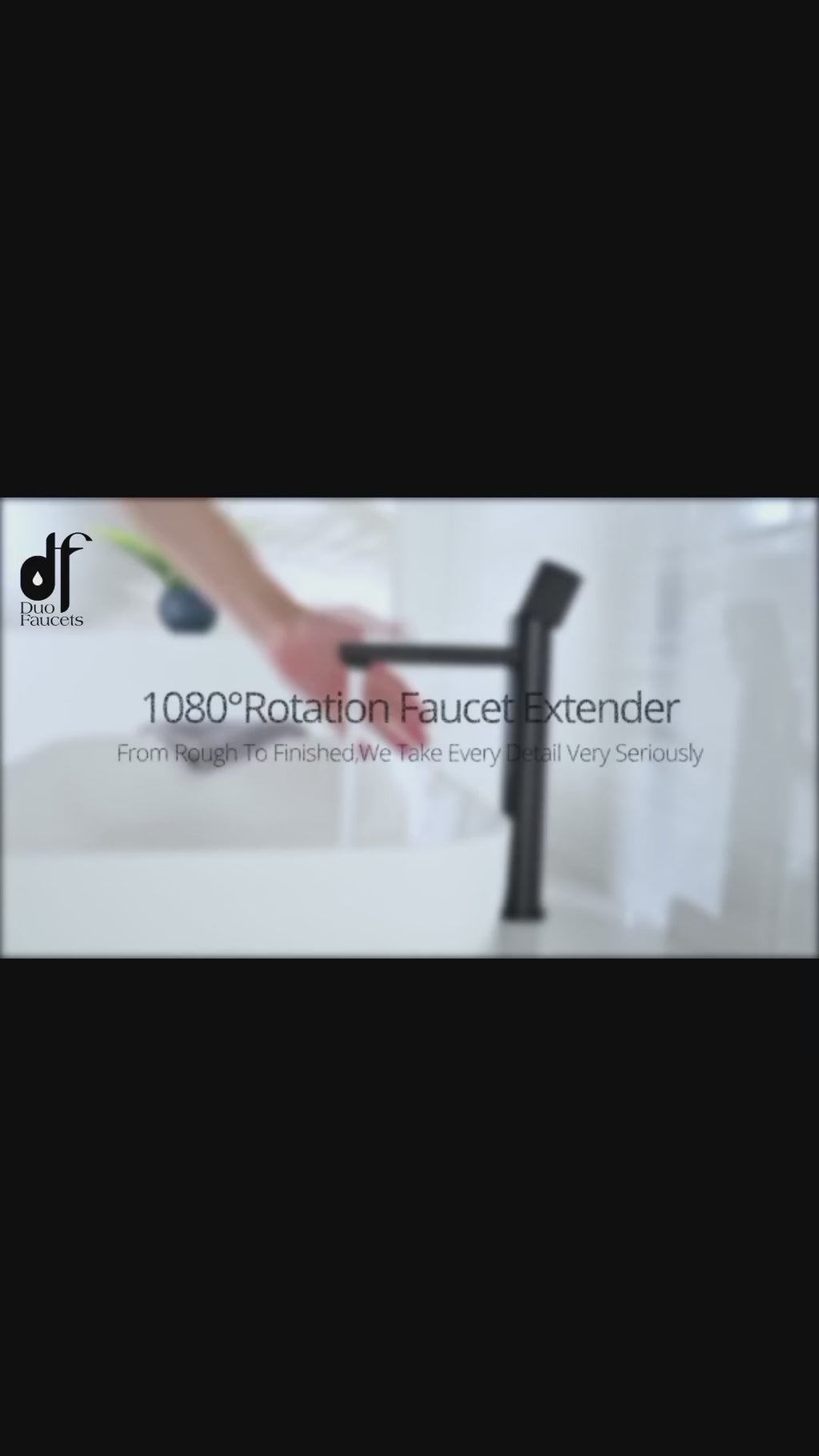 1080 Degree Faucet Extender Adapter Robotic Arm-Product Video